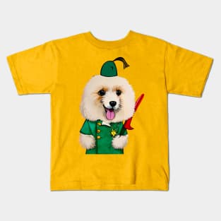 Dog with Knife Kids T-Shirt